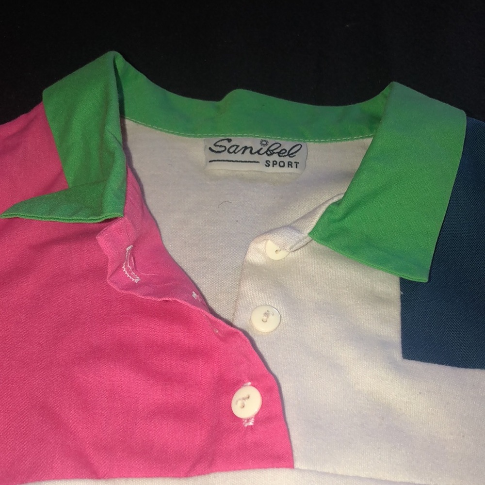 Color Block Button Shirt - Picture 5 of 6